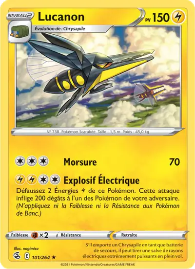 Image de la carte Pokemon Lucanon 101/264