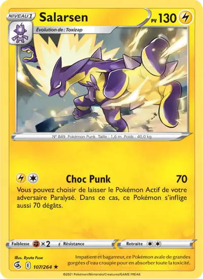 Image de la carte Pokemon Salarsen 107/264
