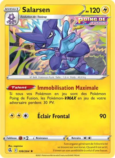 Image de la carte Pokemon Salarsen 108/264