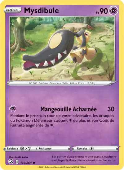 Image de la carte Pokemon Mysdibule 119/264