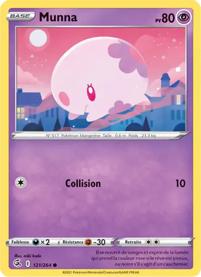 Image de la carte Pokemon Munna 121/264