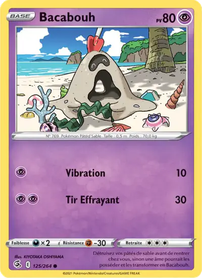 Image de la carte Pokemon Bacabouh 125/264