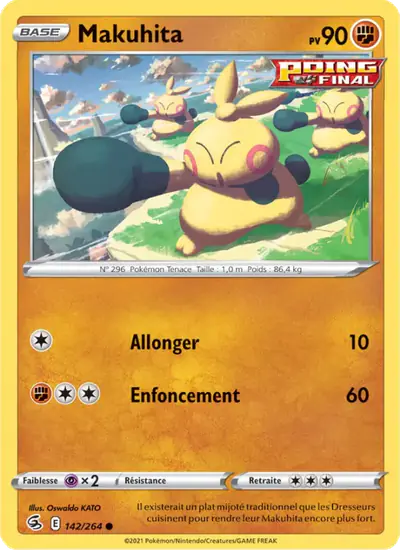 Image de la carte Pokemon Makuhita 142/264