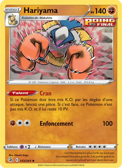 Image de la carte Pokemon Hariyama 143/264
