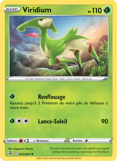 Image de la carte Pokemon Viridium 015/264