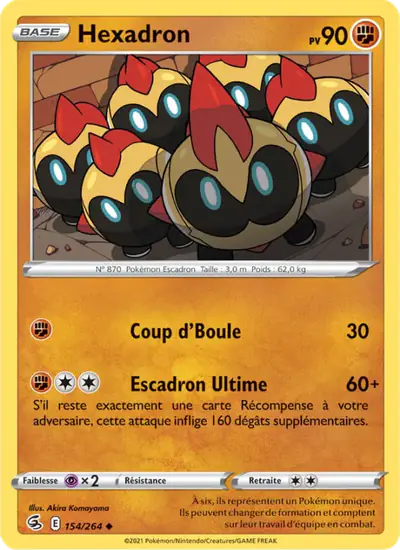 Image de la carte Pokemon Hexadron 154/264