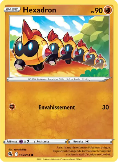 Image de la carte Pokemon Hexadron 155/264