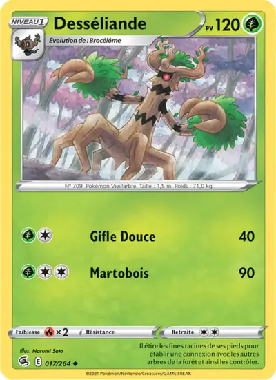 Image de la carte Pokemon Desséliande 017/264