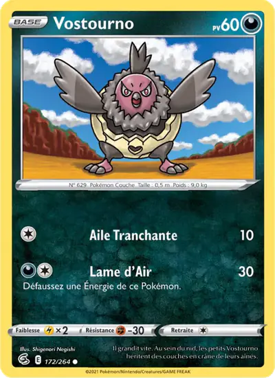 Image de la carte Pokemon Vostourno 172/264