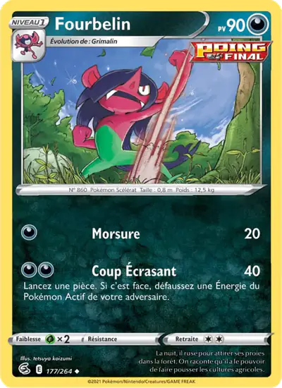Image de la carte Pokemon Fourbelin 177/264