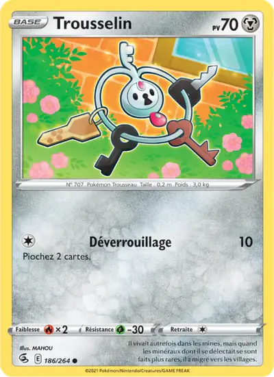 Image de la carte Pokemon Trousselin 186/264