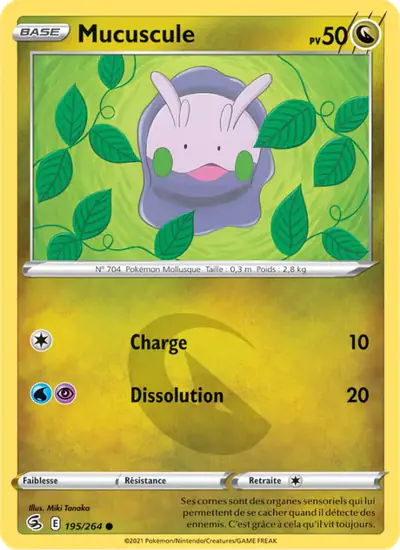Image de la carte Pokemon Mucuscule 195/264