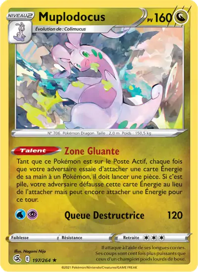 Image de la carte Pokemon Muplodocus 197/264
