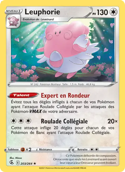 Image de la carte Pokemon Leuphorie 203/264