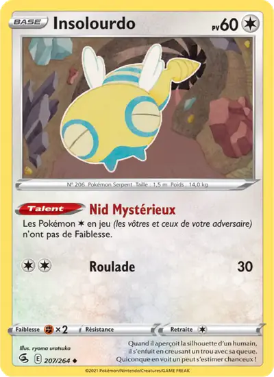 Image de la carte Pokemon Insolourdo 207/264