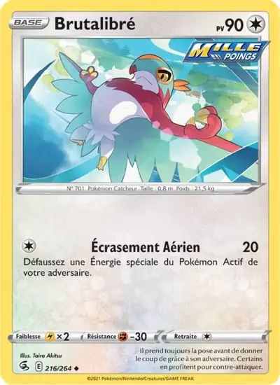 Image de la carte Pokemon Brutalibré 216/264
