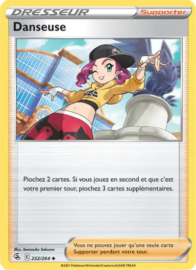 Image de la carte Pokemon Danseuse 232/264