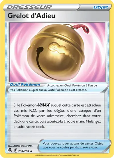 Image de la carte Pokemon Grelot d'Adieu 234/264