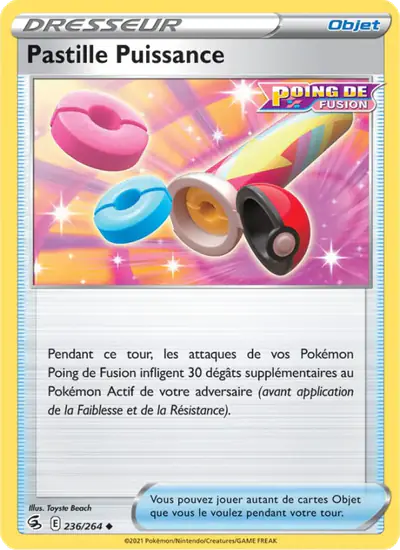 Image de la carte Pokemon Pastille Puissance 236/264