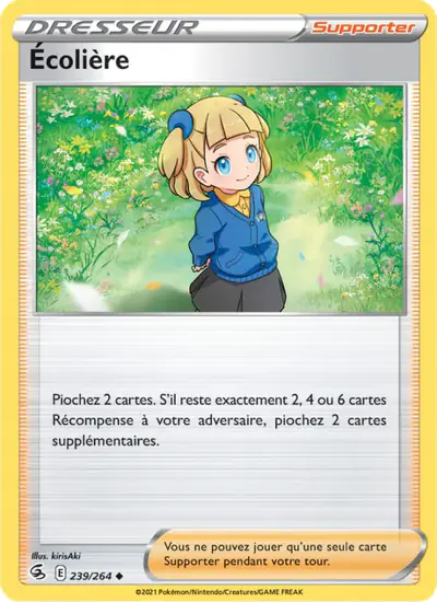 Image de la carte Pokemon Écolière 239/264