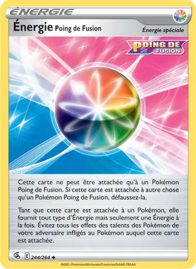 Image de la carte Pokemon Énergie Poing de Fusion 244/264