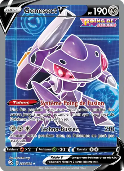 Image de la carte Pokemon Genesect V 254/264