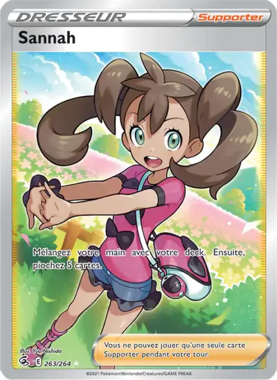 Image de la carte Pokemon Sannah 263/264