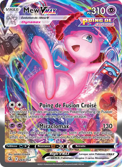 Image de la carte Pokemon Mew VMAX 269/264
