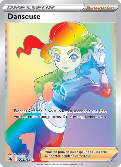 Image de la carte Pokemon Danseuse 274/264