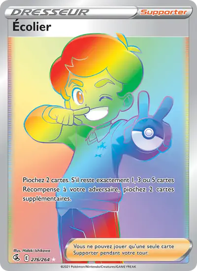 Image de la carte Pokemon Écolier 276/264