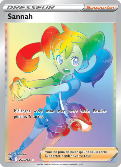 Image de la carte Pokemon Sannah 278/264