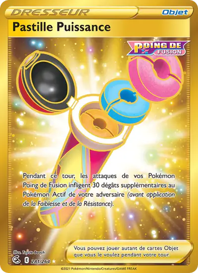 Image de la carte Pokemon Pastille Puissance 281/264