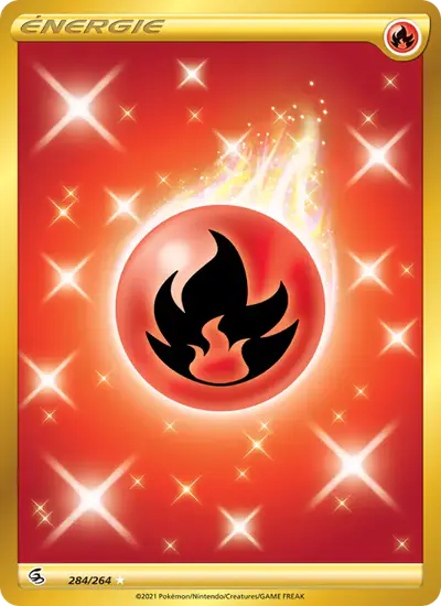 Image de la carte Pokemon Énergie Feu 284/264