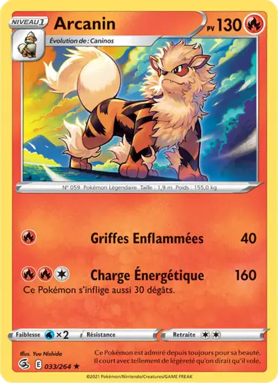 Image de la carte Pokemon Arcanin 033/264
