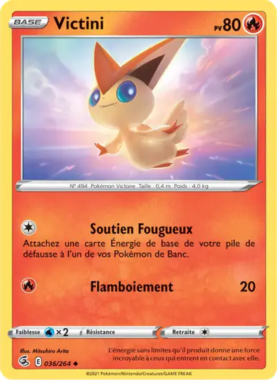 Image de la carte Pokemon Victini 036/264