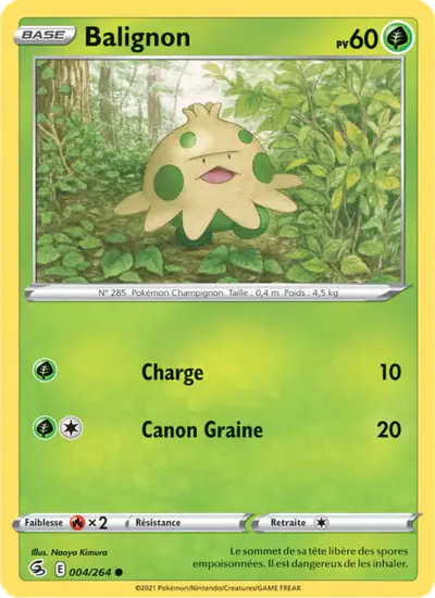 Image de la carte Pokemon Balignon 004/264