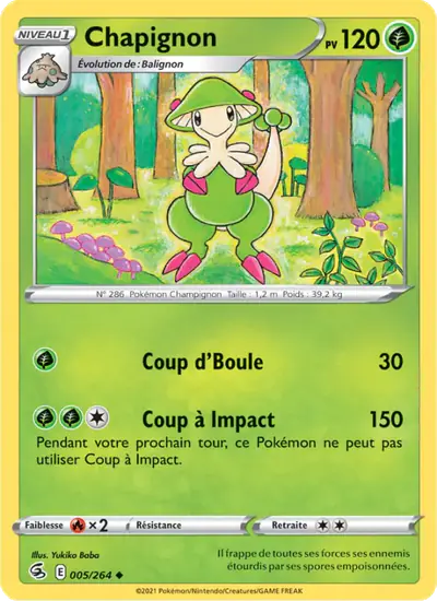 Image de la carte Pokemon Chapignon 005/264