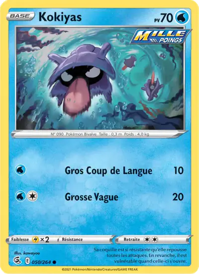 Image de la carte Pokemon Kokiyas 050/264