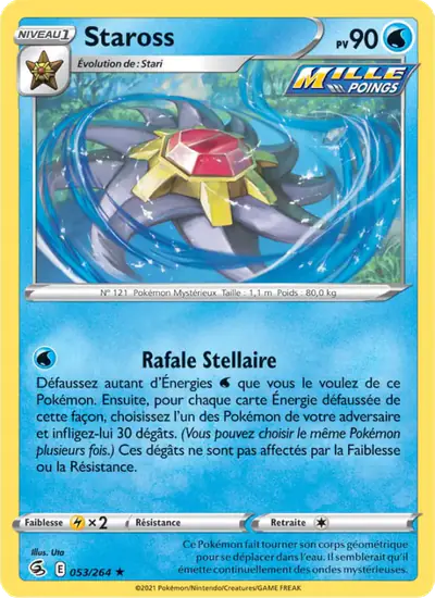 Image de la carte Pokemon Staross 053/264