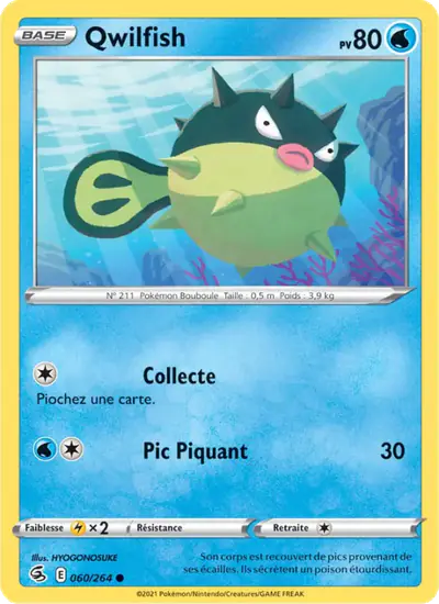 Image de la carte Pokemon Qwilfish 060/264