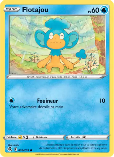 Image de la carte Pokemon Flotajou 068/264