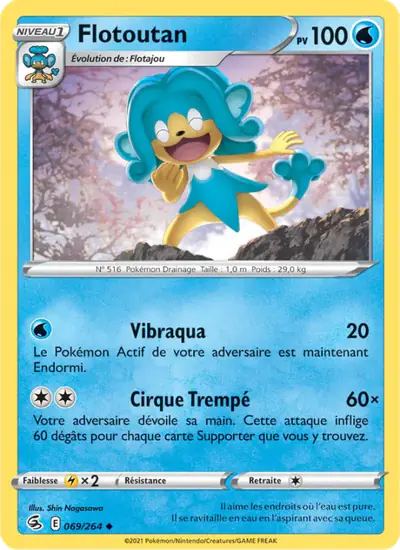 Image de la carte Pokemon Flotoutan 069/264