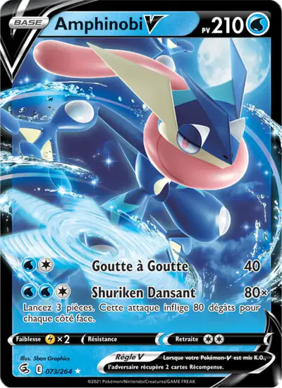 Image de la carte Pokemon Amphinobi V 073/264