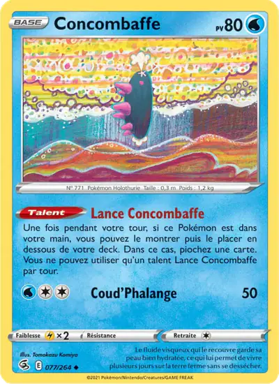 Image de la carte Pokemon Concombaffe 077/264