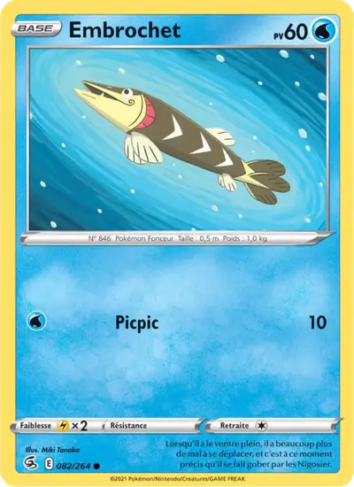 Image de la carte Pokemon Embrochet 082/264