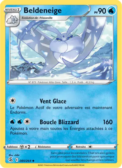 Image de la carte Pokemon Beldeneige 085/264