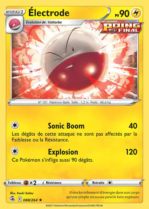 &Eacute;lectrode 088/264