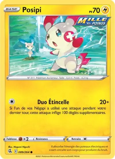 Image de la carte Pokemon Posipi 089/264