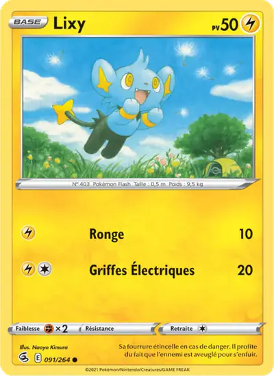 Image de la carte Pokemon Lixy 091/264