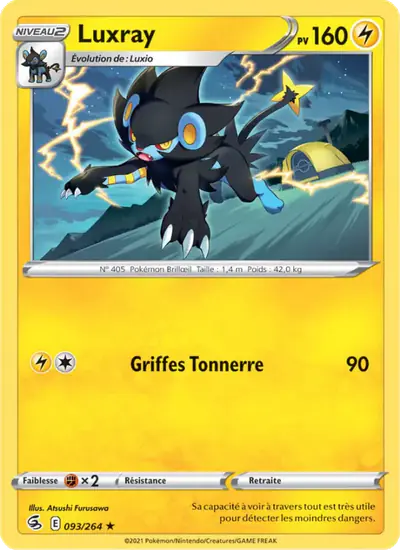 Image de la carte Pokemon Luxray 093/264